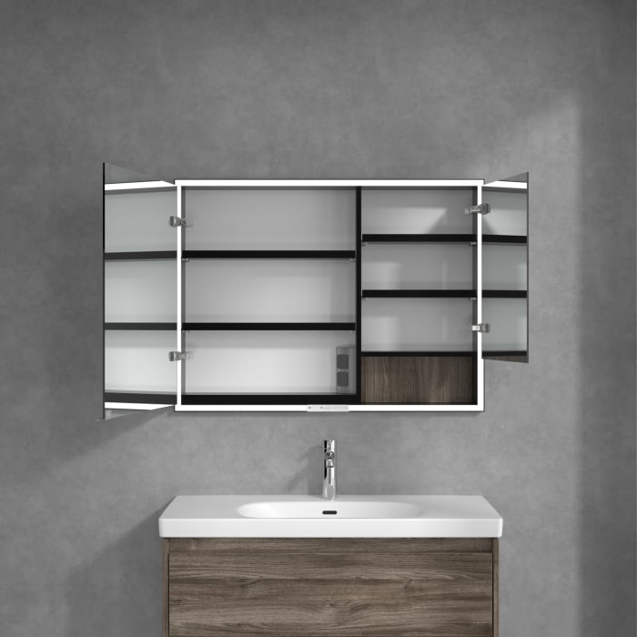 Villeroy & Boch My View+ Einbau-Spiegelschrank 100 x 75 cm