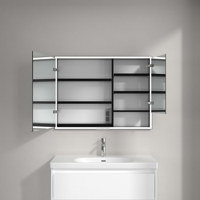 Villeroy & Boch My View+ Einbau-Spiegelschrank 100 x 75 cm