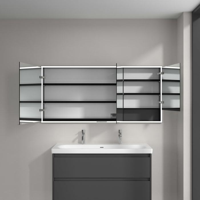 Villeroy & Boch My View+ Einbau-Spiegelschrank 160 x 75 cm