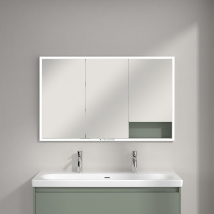 Villeroy & Boch My View+ Einbau-Spiegelschrank 120 x 75 cm