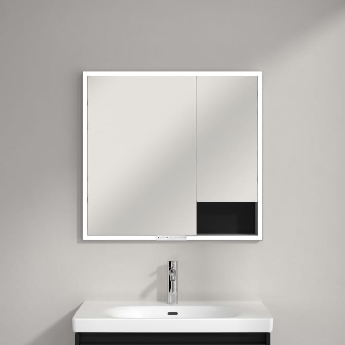 Villeroy & Boch My View+ Einbau-Spiegelschrank 80 x 75 cm