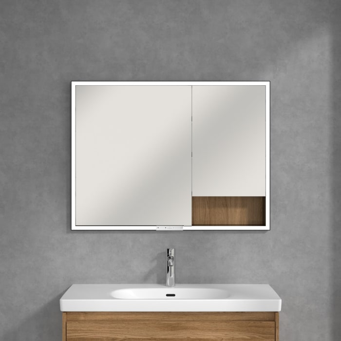 Villeroy & Boch My View+ Einbau-Spiegelschrank 100 x 75 cm