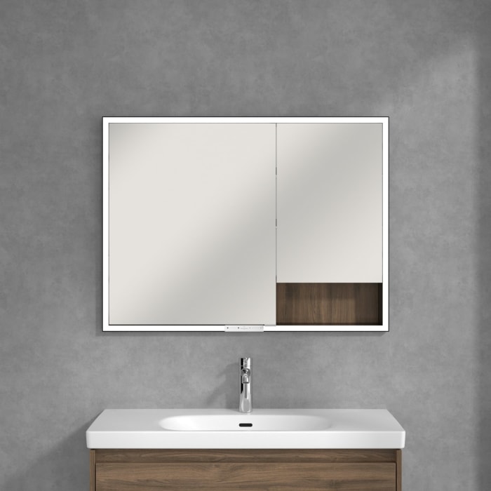 Villeroy & Boch My View+ Einbau-Spiegelschrank 100 x 75 cm