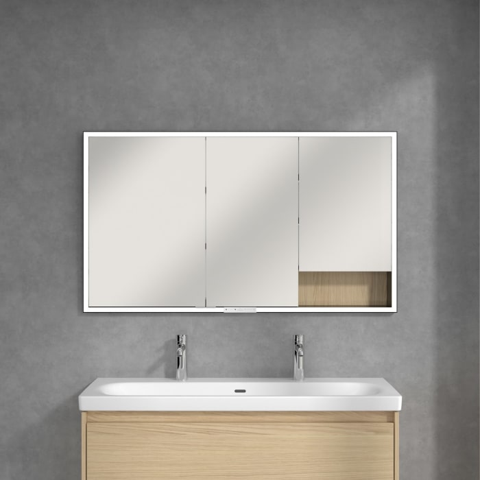 Villeroy & Boch My View+ Einbau-Spiegelschrank 130 x 75 cm