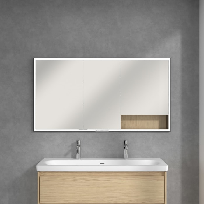 Villeroy & Boch My View+ Einbau-Spiegelschrank 140 x 75 cm