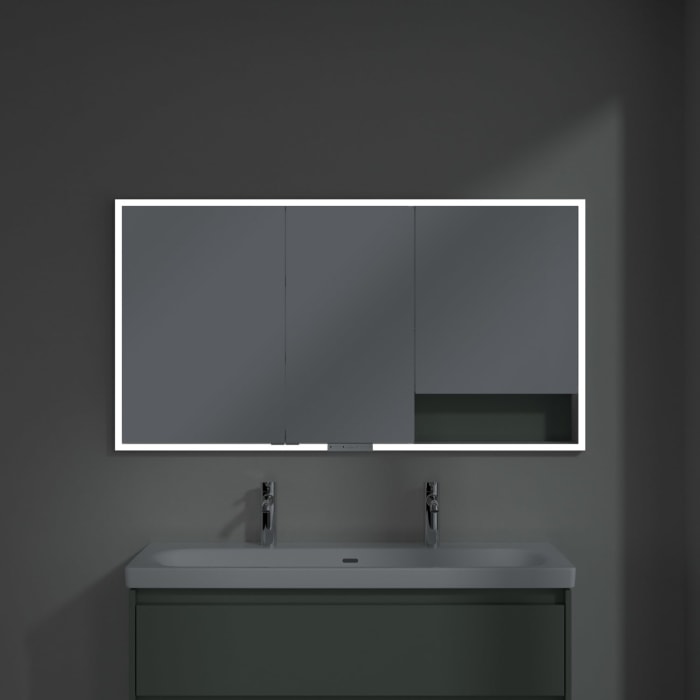 Villeroy & Boch My View+ Einbau-Spiegelschrank 140 x 75 cm