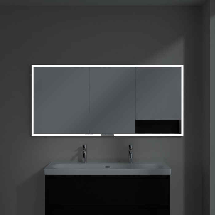 Villeroy & Boch My View+ Einbau-Spiegelschrank 160 x 75 cm