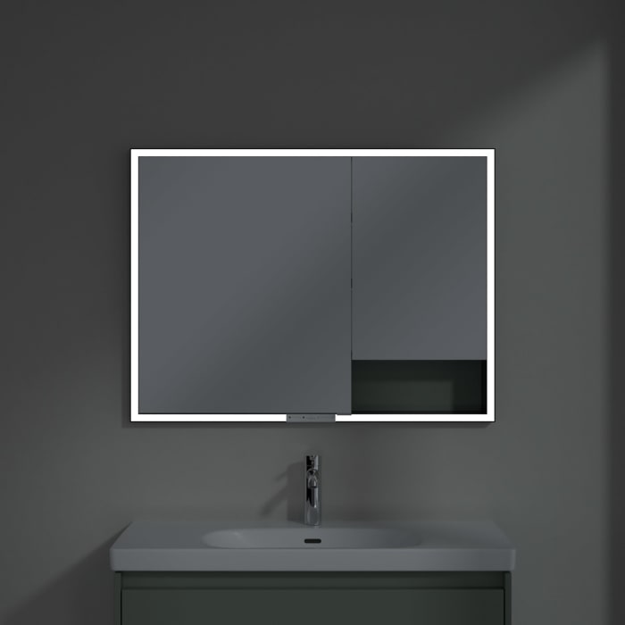 Villeroy & Boch My View+ Einbau-Spiegelschrank 100 x 75 cm