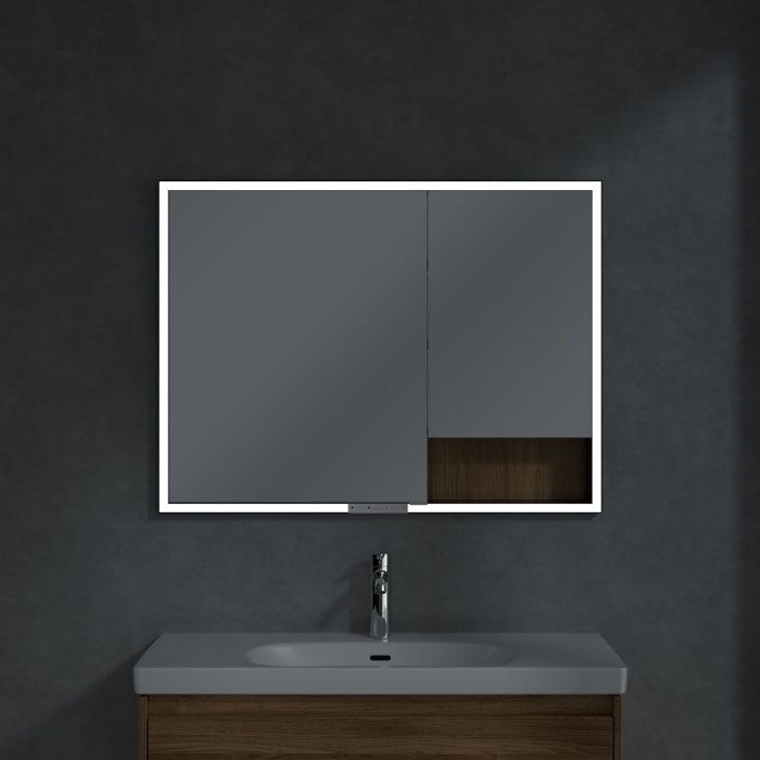 Villeroy & Boch My View+ Einbau-Spiegelschrank 100 x 75 cm