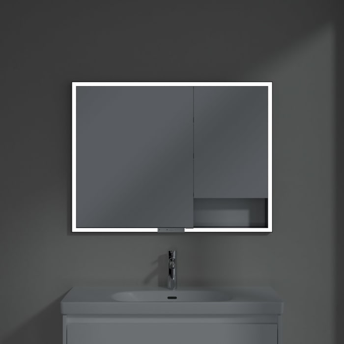 Villeroy & Boch My View+ Einbau-Spiegelschrank 100 x 75 cm