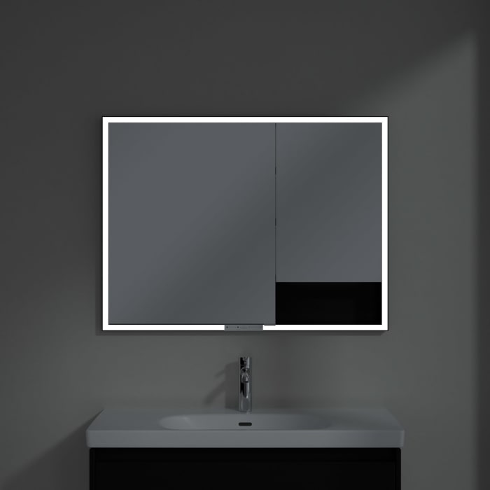 Villeroy & Boch My View+ Einbau-Spiegelschrank 100 x 75 cm