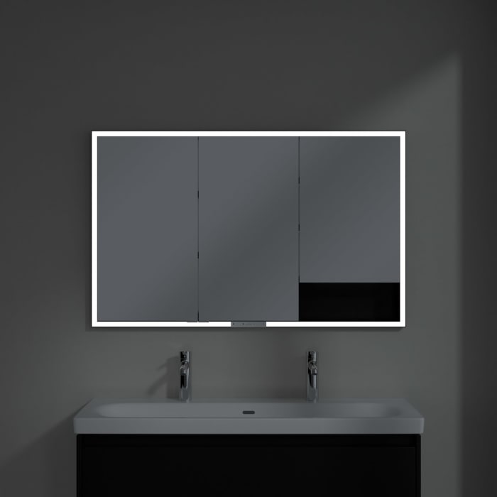 Villeroy & Boch My View+ Einbau-Spiegelschrank 120 x 75 cm