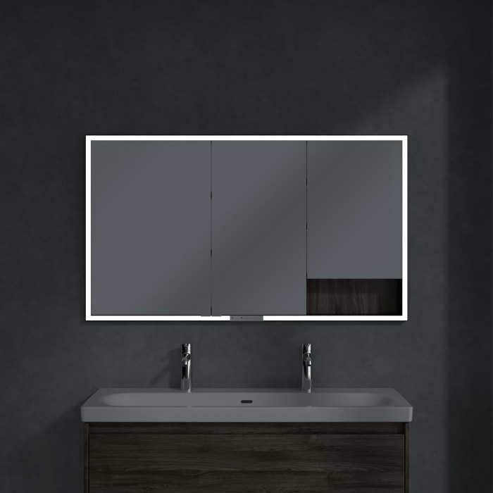 Villeroy & Boch My View+ Einbau-Spiegelschrank 130 x 75 cm