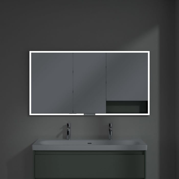 Villeroy & Boch My View+ Einbau-Spiegelschrank 140 x 75 cm