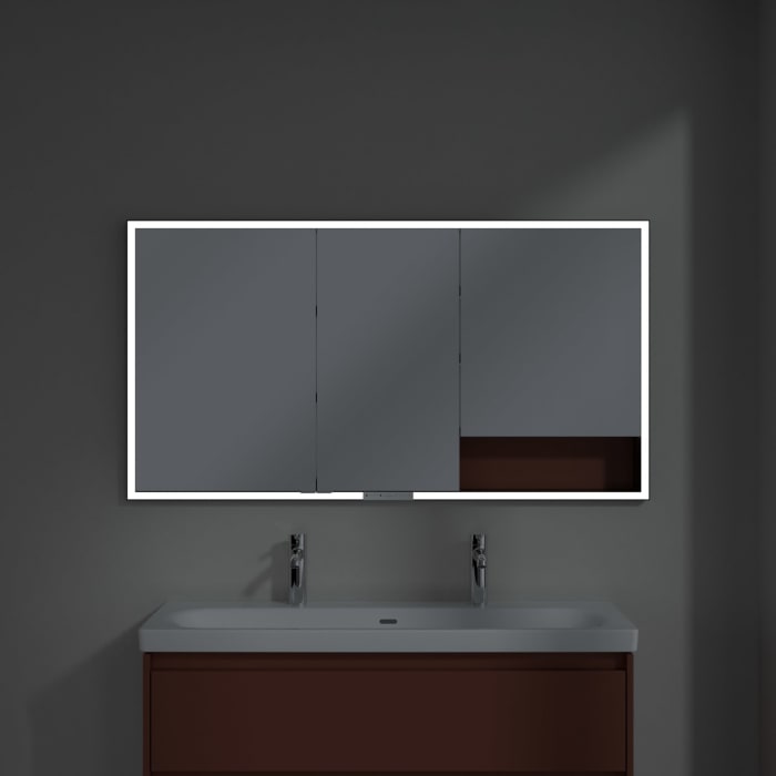 Villeroy & Boch My View+ Einbau-Spiegelschrank 140 x 75 cm