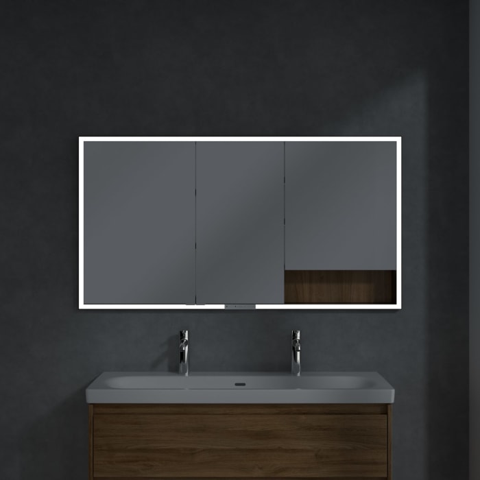 Villeroy & Boch My View+ Einbau-Spiegelschrank 140 x 75 cm