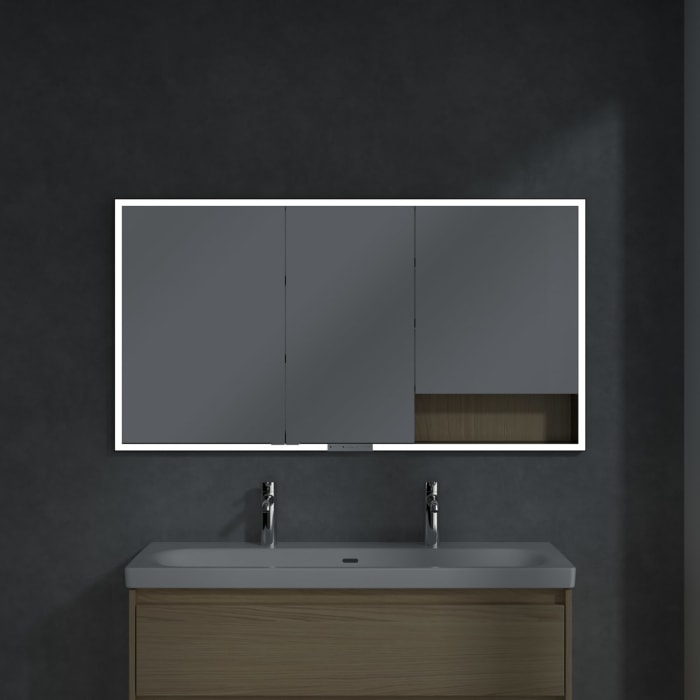 Villeroy & Boch My View+ Einbau-Spiegelschrank 140 x 75 cm