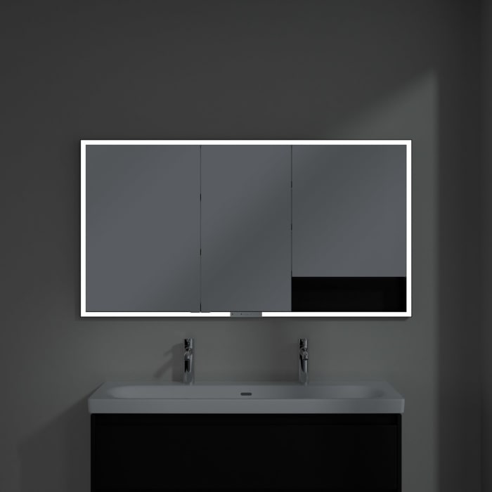 Villeroy & Boch My View+ Einbau-Spiegelschrank 140 x 75 cm