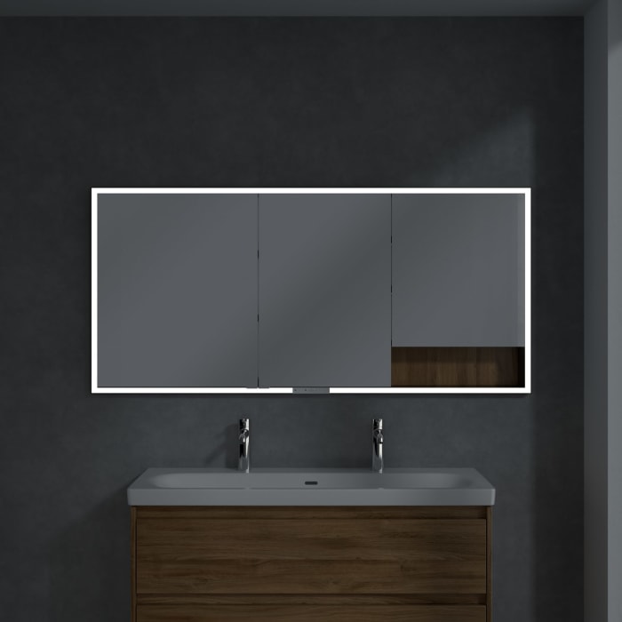 Villeroy & Boch My View+ Einbau-Spiegelschrank 160 x 75 cm