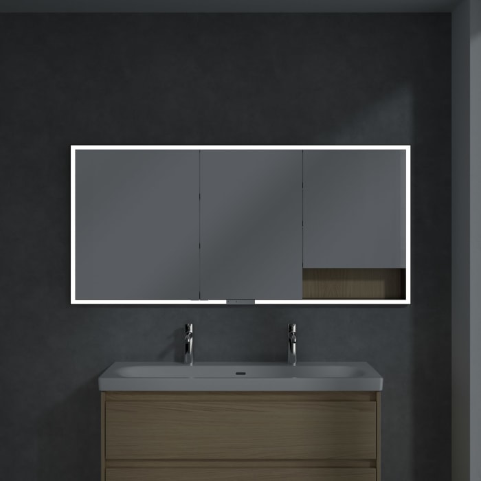 Villeroy & Boch My View+ Einbau-Spiegelschrank 160 x 75 cm