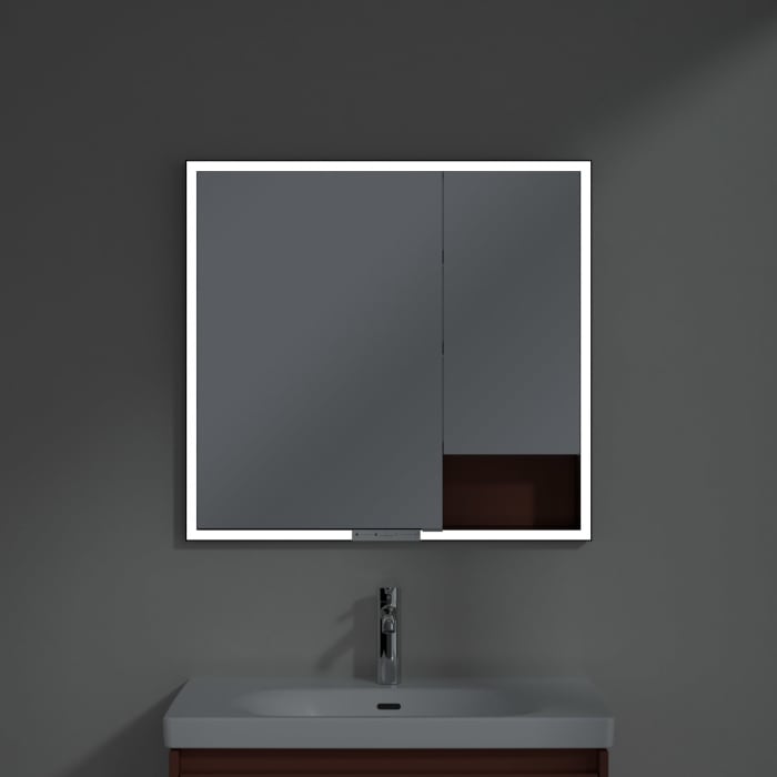 Villeroy & Boch My View+ Einbau-Spiegelschrank 80 x 75 cm