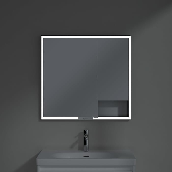 Villeroy & Boch My View+ Einbau-Spiegelschrank 80 x 75 cm