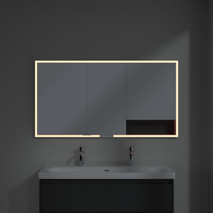 Villeroy & Boch My View+ Einbau-Spiegelschrank 140 x 75 cm