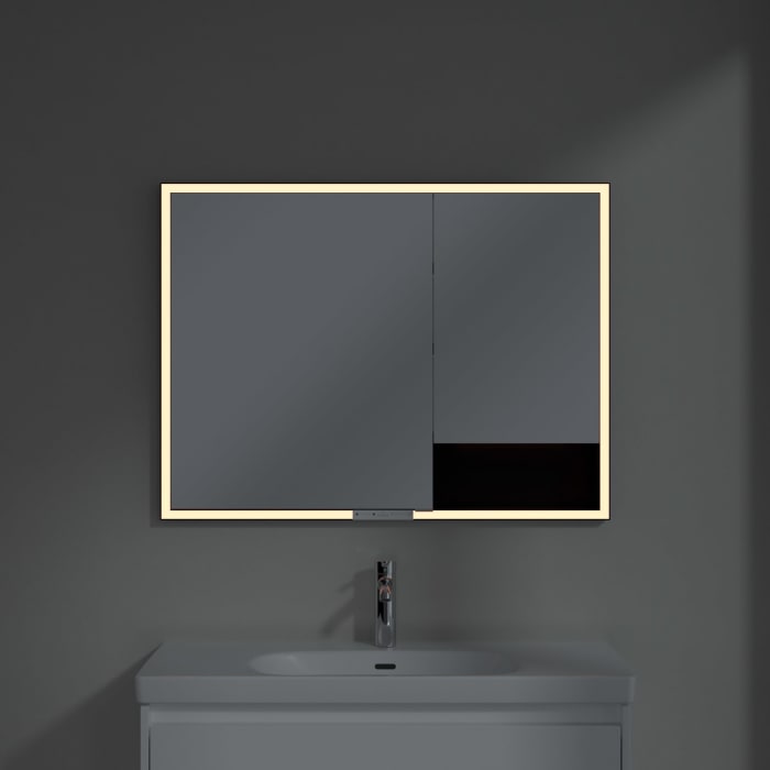 Villeroy & Boch My View+ Einbau-Spiegelschrank 100 x 75 cm