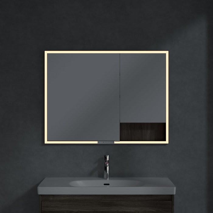 Villeroy & Boch My View+ Einbau-Spiegelschrank 100 x 75 cm