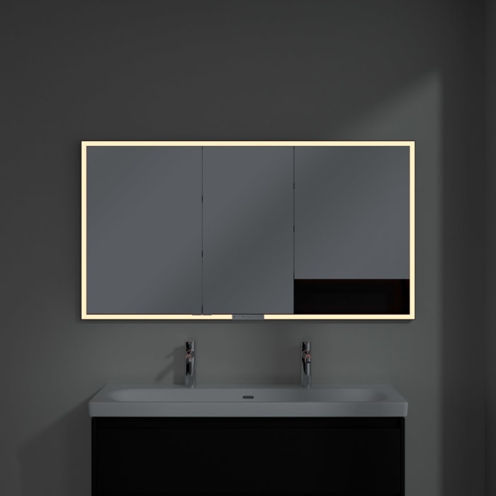 Villeroy & Boch My View+ Einbau-Spiegelschrank 140 x 75 cm