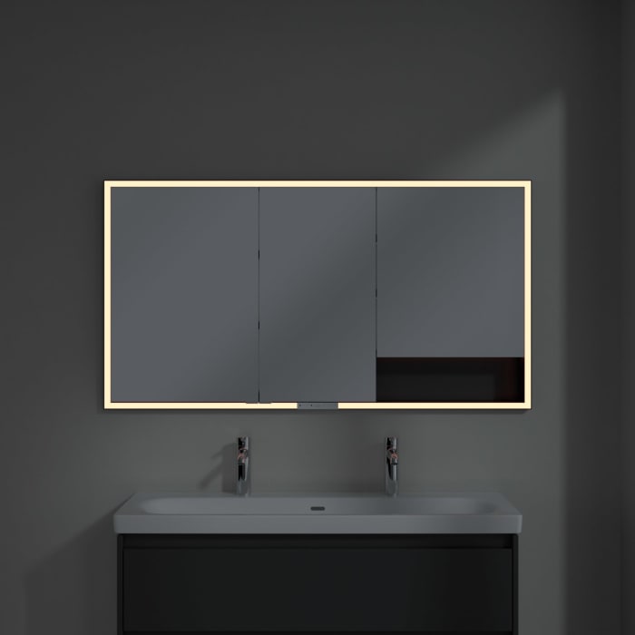 Villeroy & Boch My View+ Einbau-Spiegelschrank 140 x 75 cm