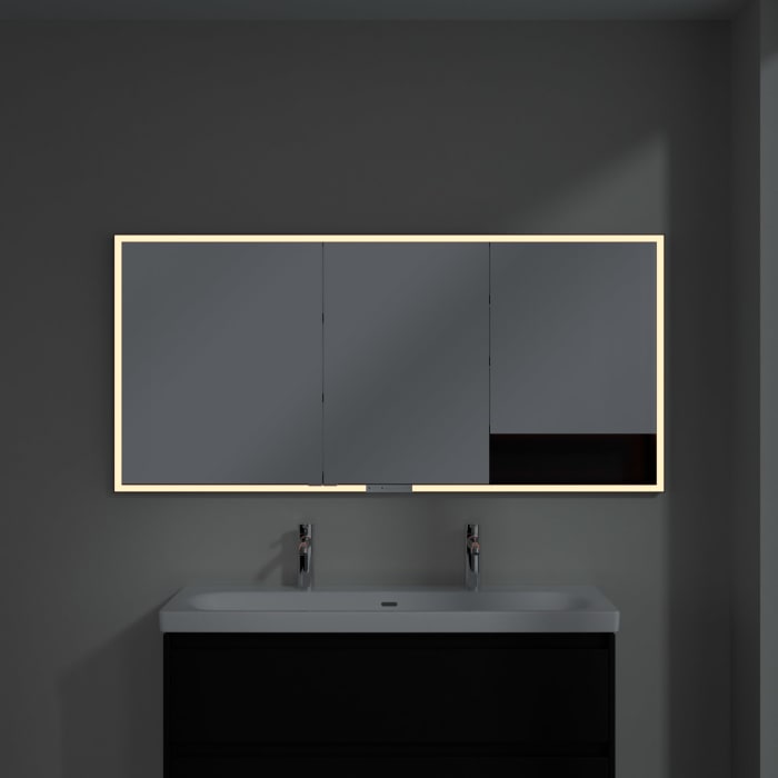 Villeroy & Boch My View+ Einbau-Spiegelschrank 160 x 75 cm