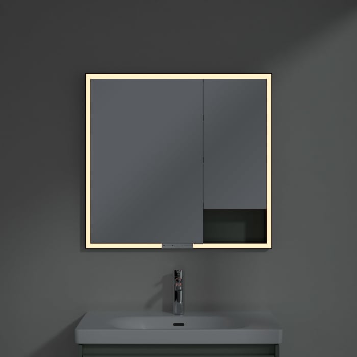 Villeroy & Boch My View+ Einbau-Spiegelschrank 80 x 75 cm