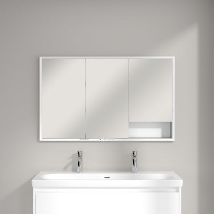 Villeroy & Boch My View+ Einbau-Spiegelschrank 120 x 75 cm