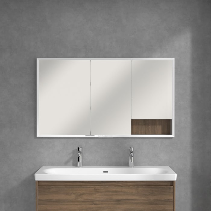 Villeroy & Boch My View+ Einbau-Spiegelschrank 130 x 75 cm