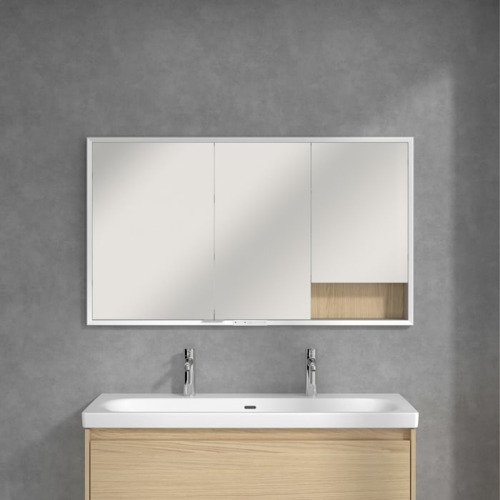 Villeroy & Boch My View+ Einbau-Spiegelschrank 130 x 75 cm