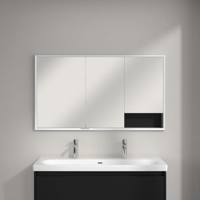 Villeroy & Boch My View+ Einbau-Spiegelschrank 130 x 75 cm