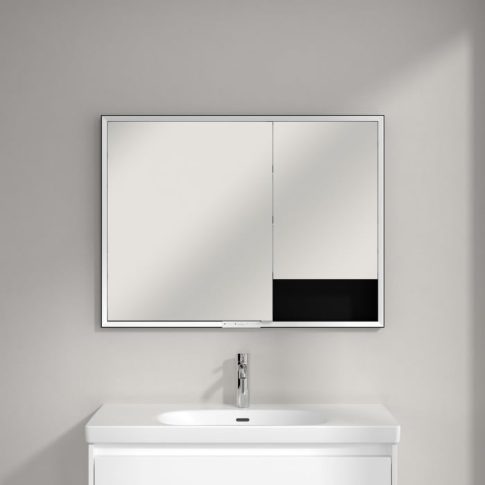 Villeroy & Boch My View+ Einbau-Spiegelschrank 100 x 75 cm