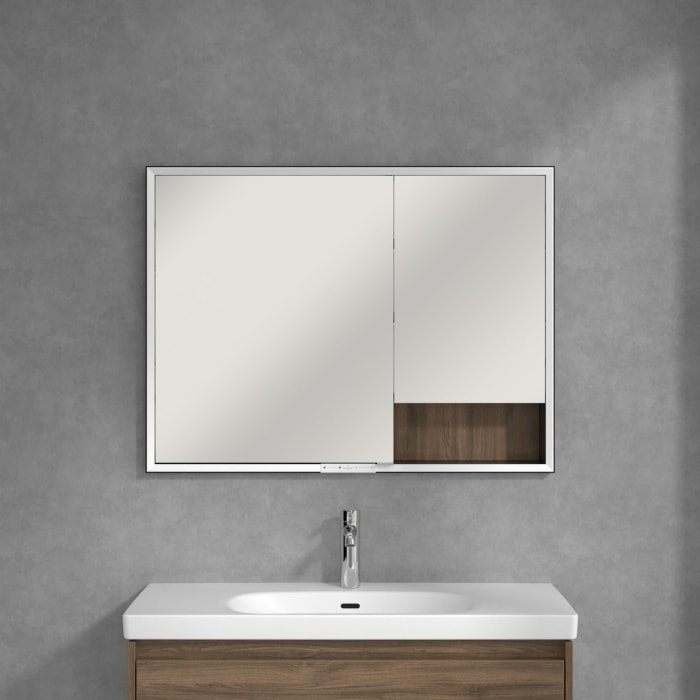 Villeroy & Boch My View+ Einbau-Spiegelschrank 100 x 75 cm