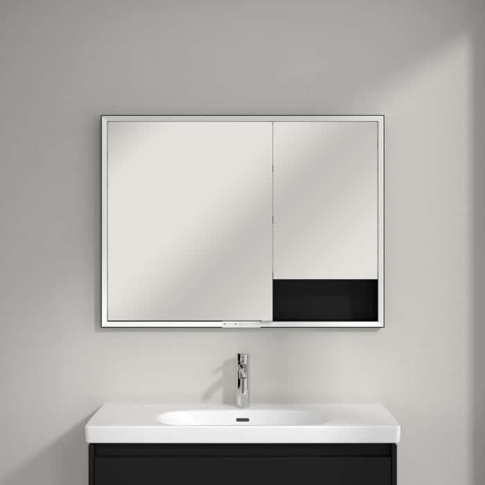 Villeroy & Boch My View+ Einbau-Spiegelschrank 100 x 75 cm