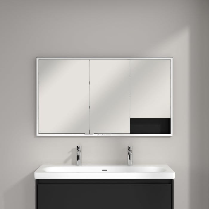 Villeroy & Boch My View+ Einbau-Spiegelschrank 130 x 75 cm