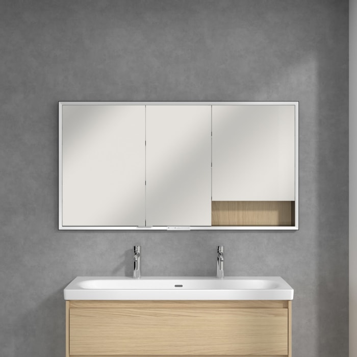 Villeroy & Boch My View+ Einbau-Spiegelschrank 140 x 75 cm