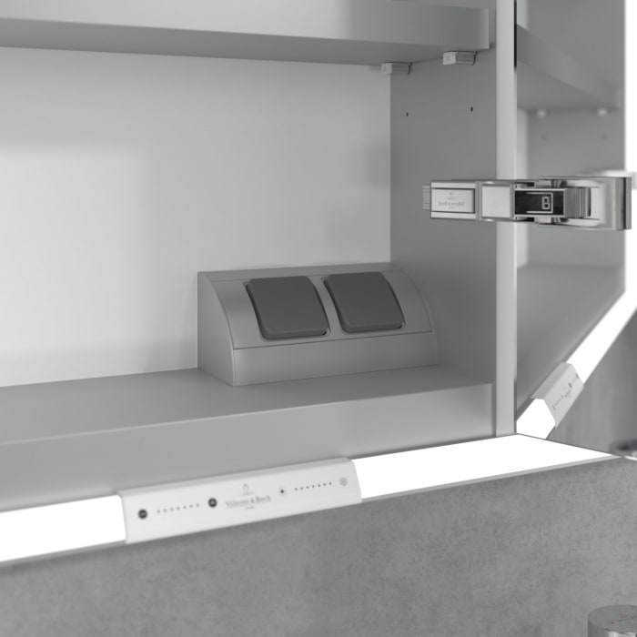 Villeroy & Boch My View+ Einbau-Spiegelschrank 120 x 75 cm