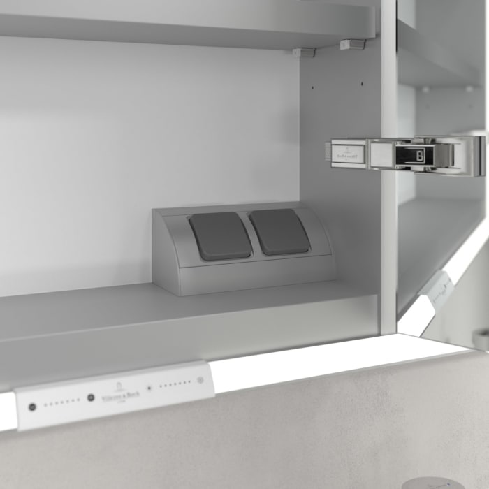 Villeroy & Boch My View+ Einbau-Spiegelschrank 130 x 75 cm