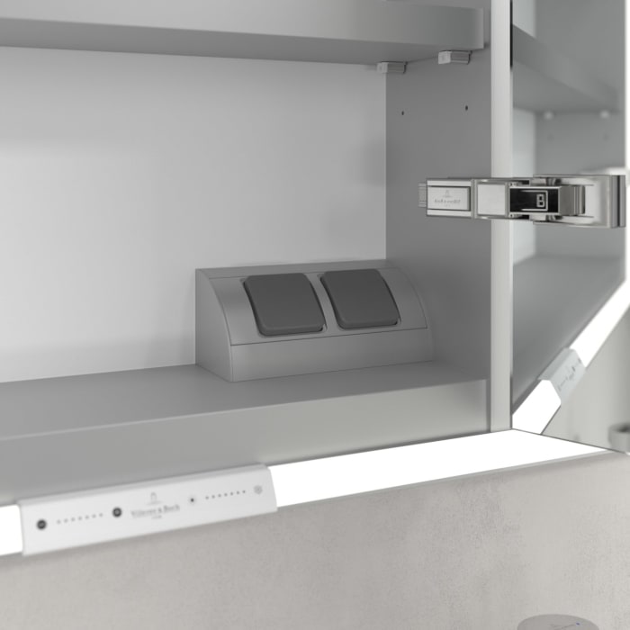 Villeroy & Boch My View+ Einbau-Spiegelschrank 130 x 75 cm