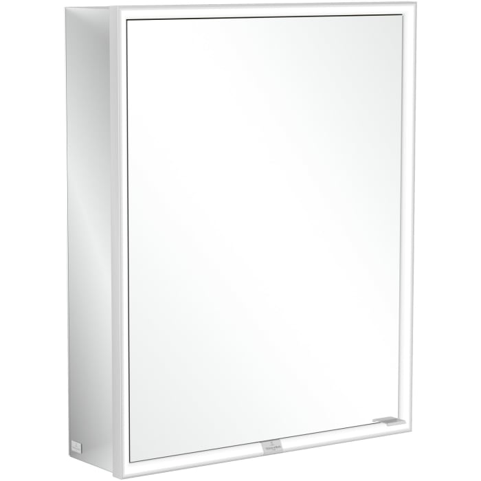 Villeroy & Boch My View Now Vorbau-Spiegelschrank 60 cm, 1 Tür Anschlag links, mit Sensordimmer