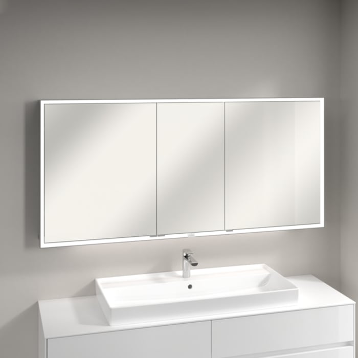 Villeroy & Boch My View Now Vorbau-Spiegelschrank 160 cm, 3 Türen, Smart Home fähig