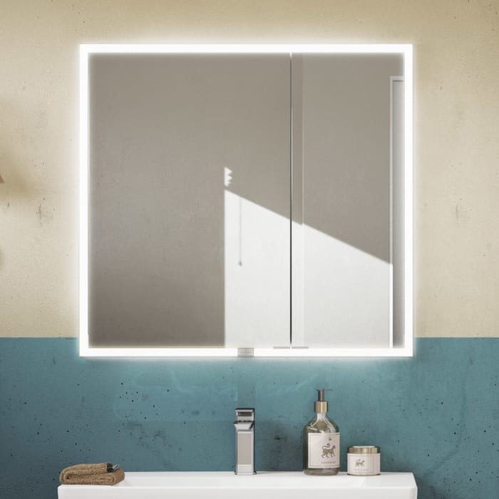 Villeroy & Boch My View Now Einbau-Spiegelschrank 80 cm, 2 Türen, Smart Home fähig