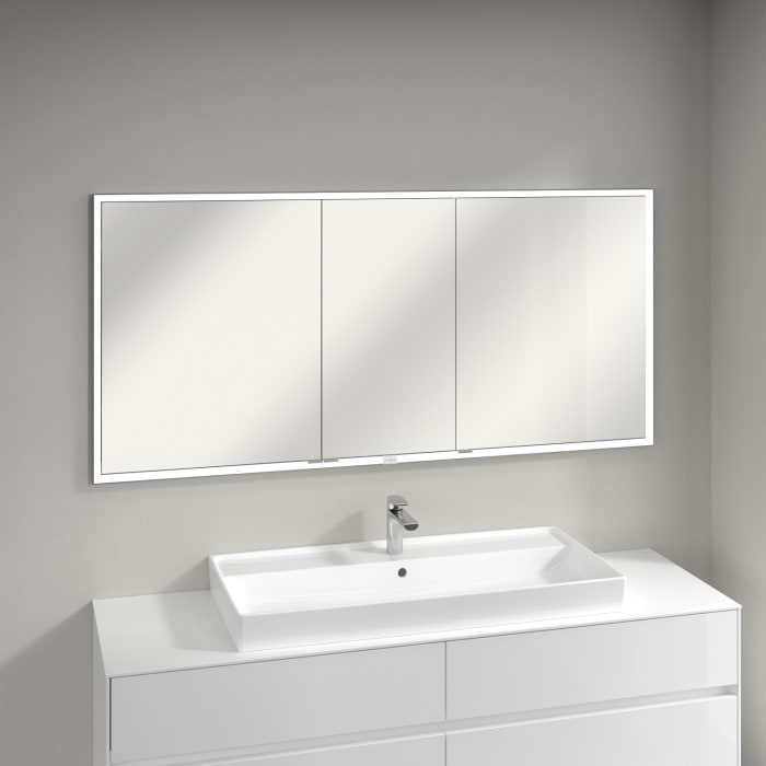 Villeroy & Boch My View Now Einbau-Spiegelschrank 160 cm, 3 Türen, Smart Home fähig