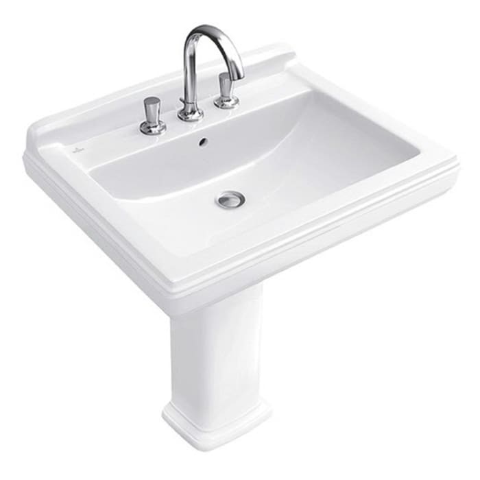 Villeroy & Boch Hommage Waschtisch 75,5 cm für 3-Loch Armatur